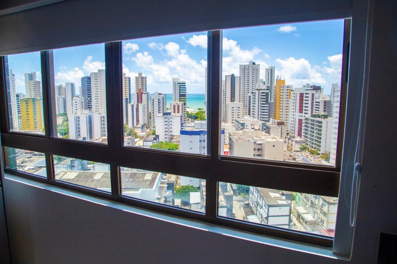 Flat No Melhor De Boa Viagem, Vista Para O Mar, Andar Alto Ресифи Экстерьер фото