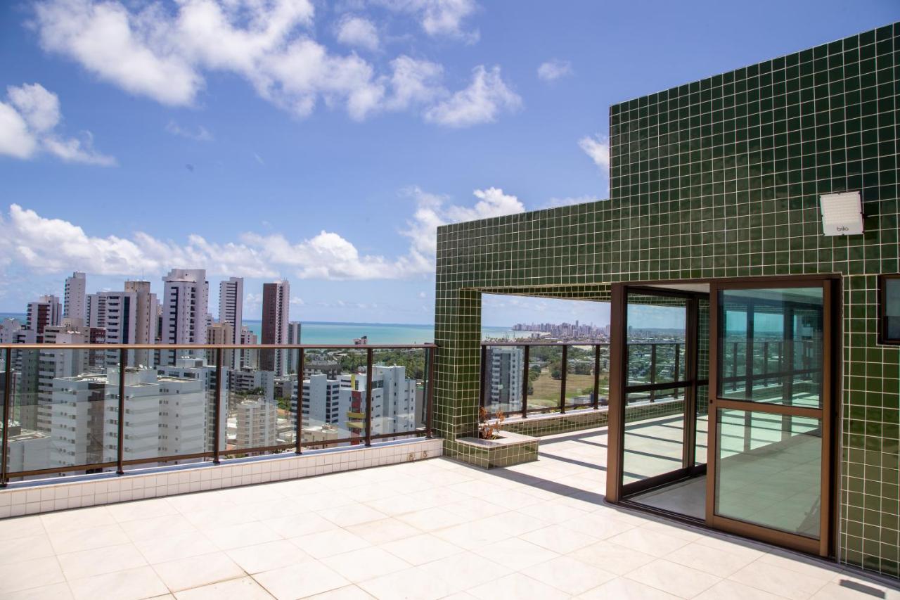 Flat No Melhor De Boa Viagem, Vista Para O Mar, Andar Alto Ресифи Экстерьер фото